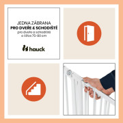 Zábrana Open N Stop 2 Hauck 75-80 cm White