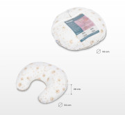 Dojčiace vankúš podkova mušelín bavlna Sensillo