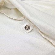 Body tenké zavinovacie DR Outlast® UPF 50+ biela káva Little Angel