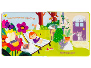 Maľovanie vodou do tašky Záhrada