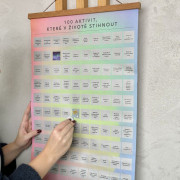 Stierací plagát - 100 aktivít, ktoré v živote stihnúť