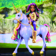 Unicorn academy svetelný jednorožec Wildstar 28 cm s bábikou Sophiou 24 cm