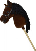 Hobby horse Stepos Premium Lucky tmavo hnedý