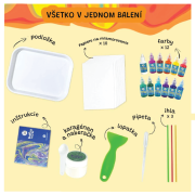 Sada na mramorovanie 6 farieb Jarmelo