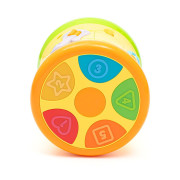 Obojstranný dynamický bubienok žltý Baby Mix