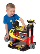 3 poschodová garáž s 5 autíčkami Teamsterz