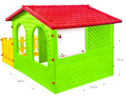 Záhradný domček veľký s plotom