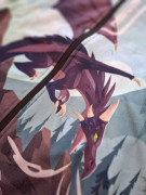 Fleecová mikina detská Dragon fantasy Wamu