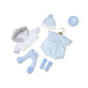 Realistická bábika Sasha so zvukmi a mäkkým látkovým telom 38 cm Llorens