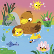 My arts&crafts Mini Zamatové omaľovánky Chutné zvieratká od 18 mesiacov Janod