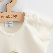 Dojčenské šaty z organickej bavlny s krátkym rukávom New Baby Olivy