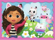 Puzzle 4v1 Gabbyina dobrodružstvo/Gabby´s Dollhouse, 35+48+54+70 dielikov
