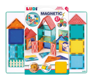 Magnetická stavebnica s tabuľou Farma 27 ks Ľudí