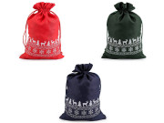 Vianočné darčekové vrecúško 20x30 cm