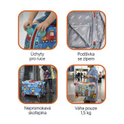 Detský kufrík na kolieskach Pack & Ride Zopa