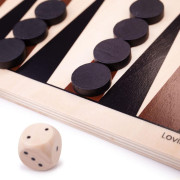 Drevený backgammon Bigjigs Toys