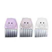 Vlnkovací krájač 3 ks Mačka ružový/sivý Melii