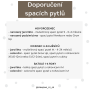 Celoročný spací vak s odopínacími rukávmi Sleepee