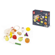 Drevená zelenina a ovocie v sieťke Janod Shiny Grandma