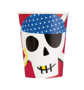 Tégliky papierové EKO - Pirát Ahoy! 8 ks