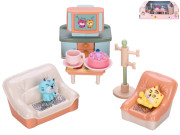 Sada zvieracia domácnosť s doplnkami 13 ks