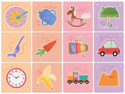 Vééliké prvé karty Pre batoľatá KukiKuk