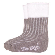 Ponožky froté Outlast® Tm. šedá/biela