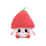 LED silikónová nočná lampička - jahôdka Mary's