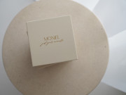 Tehotenský šperk bola Moon strieborná s brúseným povrchom + retiazka Moniel