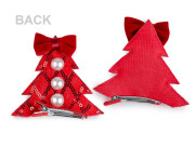 Párty sponky do vlasov vianočný stromček