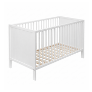 Postieľka drevená Mila 3 in 1 White Wood 120 x 60 cm Petite & Mars