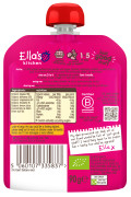 BIO PINK ONE ovocné smoothie s rebarborou 90 g Ella's Kitchen