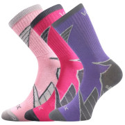 Ponožky detské Joskik s iónmi striebra dievčenské (3 páry)