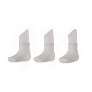 Bambusové ponožky KIKKO Pastels White 2 páry veľ. 24-36 mesiacov