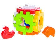 Kocka vkladacia s domácimi zvieratkami 8,5 cm