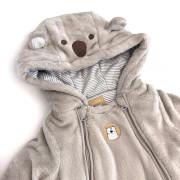 Zimná dojčenská kombinéza s rukavicami Pidilidi Beige