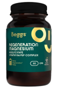 Magnézium bisglycinate + vitamín B6 P5P Complex 30 cps. Beggs