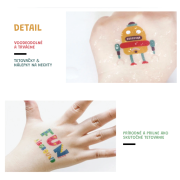 Tetovačky a Nálepky na nechty Pink Jarmelo