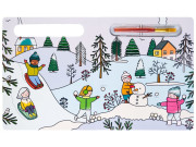 Maľovanie vodou - Zima