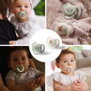 Cumlíky silikónové symetrické 6 - 18 m, 2 ks BabyOno