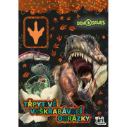 Trblietavé vyškrabávacie obrázky Dinosaury