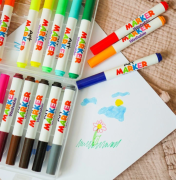 Fixy Zmývateľné s univerzálnym hrotom ergonomické 24 ks