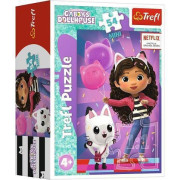 Minipuzzle S Gabby je vždy zábava/Gabby´s Dollhouse 4 druhy, 54 dielikov