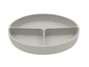 Tanier delený s prísavkou Platinum Silicone KikkaBoo