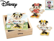 Minnie Mouse drevená vkladačka Obleč Minnie