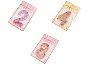 Narodeninové samolepiace číslice s pohyblivými flitrami