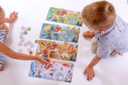 Vééliké Puzzle loto Ročné obdobie KukiKuk