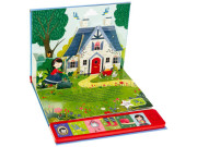 Snehulienka - priestorové leporelo s rozprávkou so 6 zvukmi