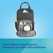 Multifunkčný prebaľovací batoh čierny Canpol babies