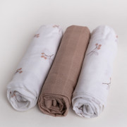 Bambusové plienky 70 x 70 cm 3 ks Babymatex